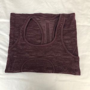 Purple lulu tank top